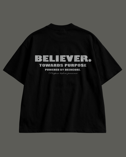 BELIEVER TEE Black